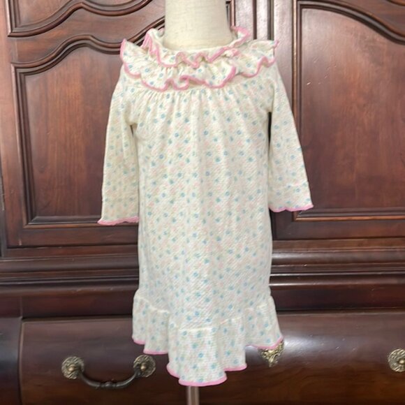 Vintage CARTERS Girls Floral Nightgown Size 12M - Picture 1 of 5